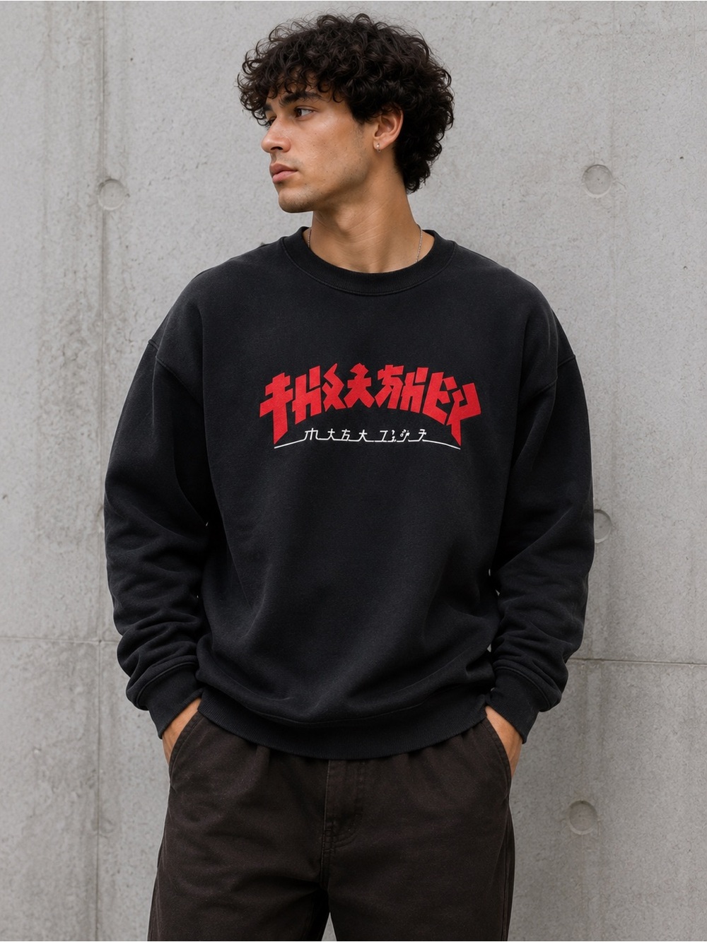 Thrasher Godzilla Crewneck Sweatshirt